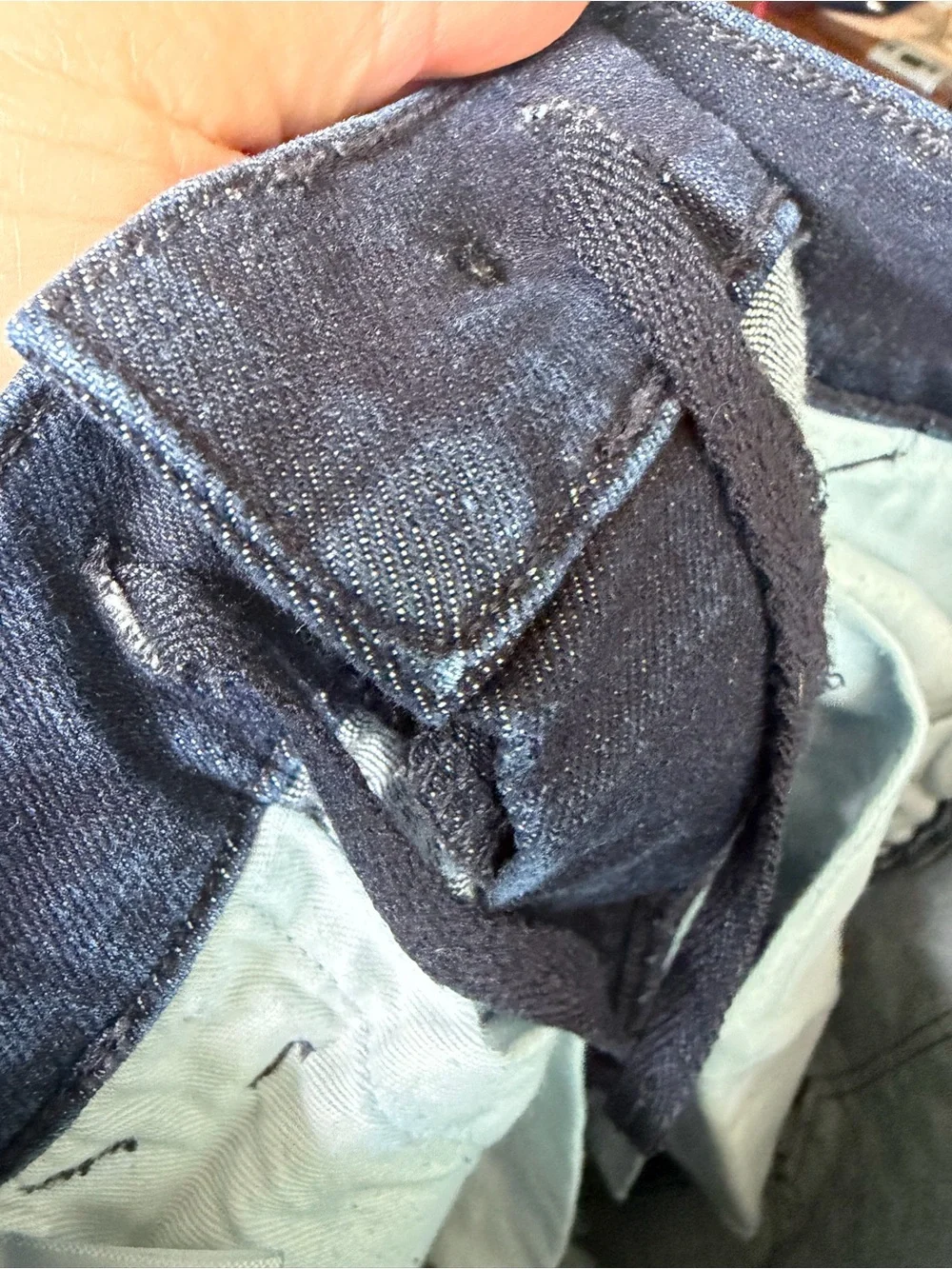 Uniqlo Wide-Fit Work Pants‎ Carpenter Dark Wash Men’s Size S 27-30in